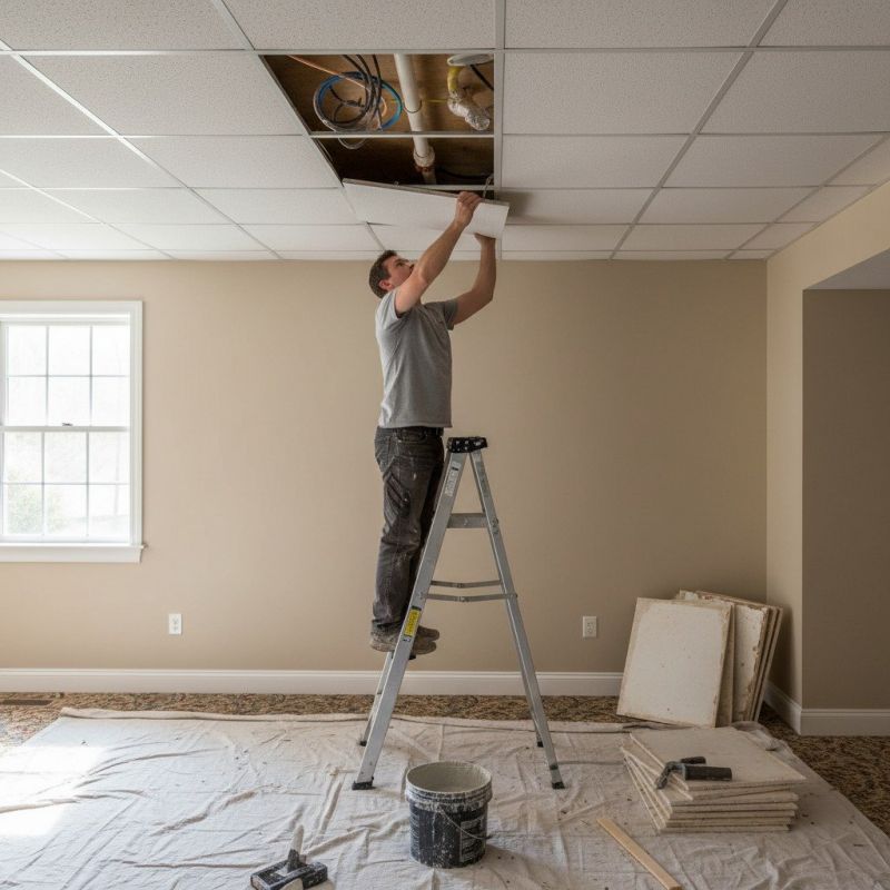 Ceiling Trim Repair